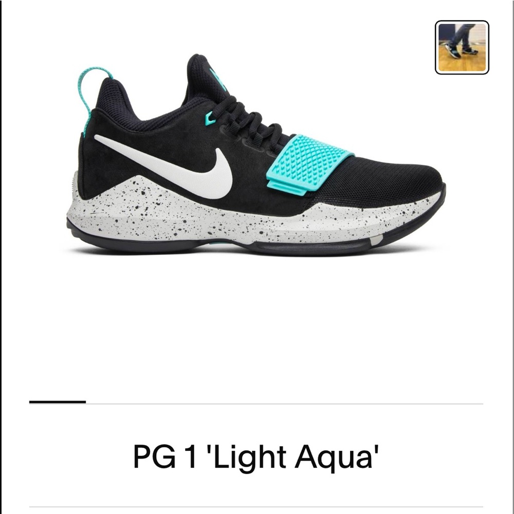 NIKE sneakers: BRAND NEW PG 1 Aqua⚠️